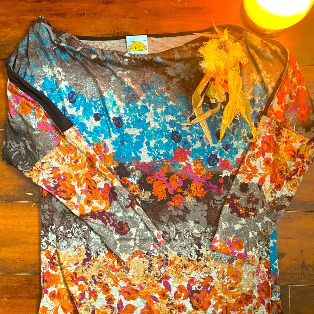 Cozy colorful dress